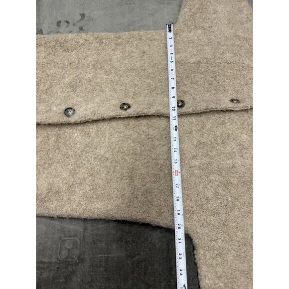 Wilfred Karlis Alpaca Blend Knit Button-Up High Collar Cardigan Beige Sz S - Picture 6 of 10